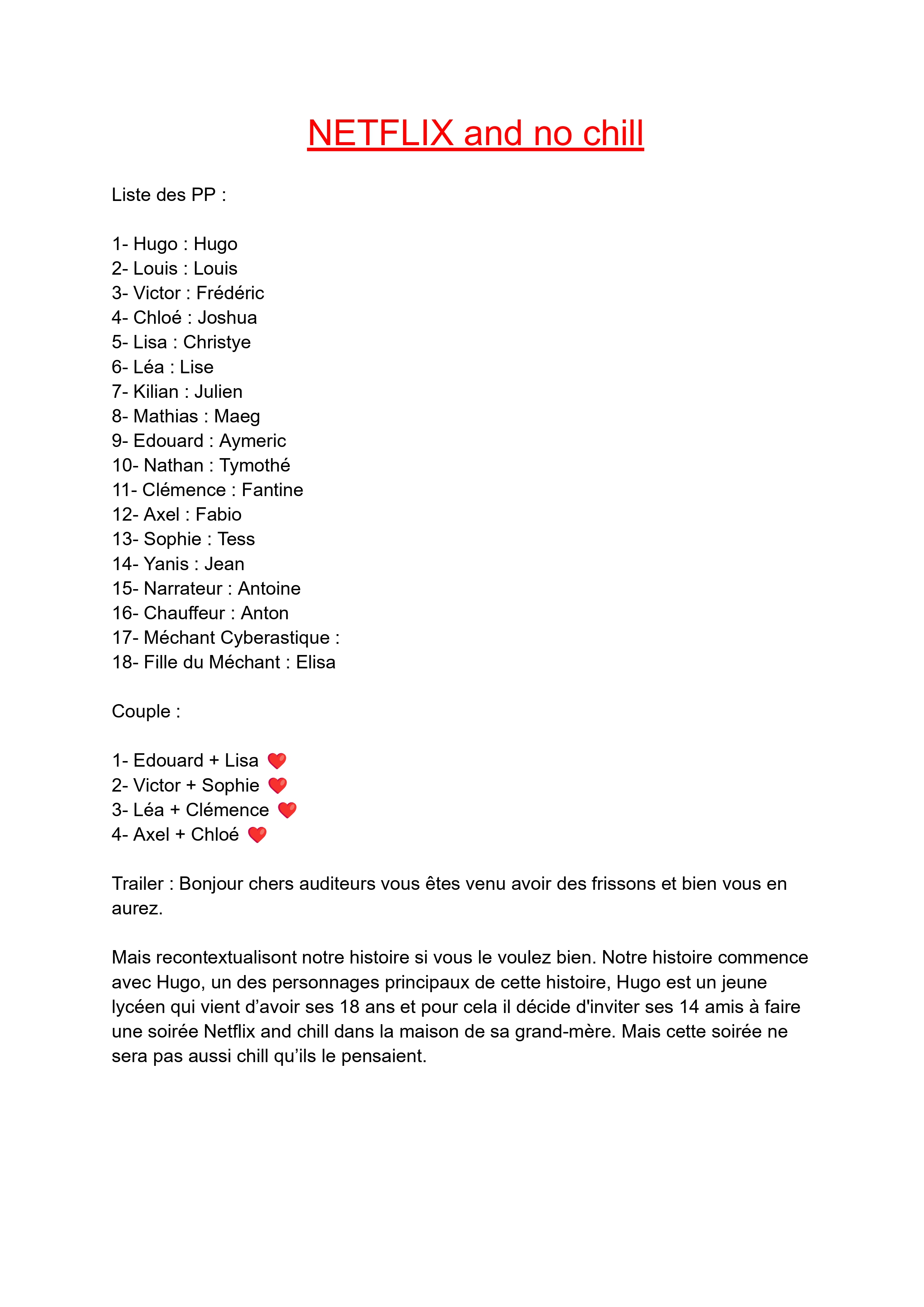 Netflix and no chill